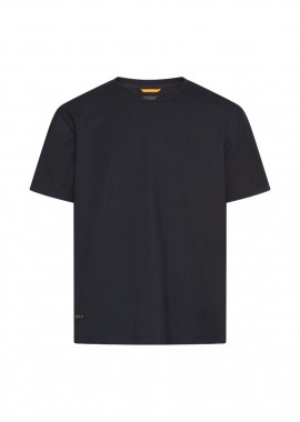 CAMEL ACTIVE - ΑΝΔΡΙΚΟ T-SHIRT CAMEL ACTIVE ΚΟΝΤΟΜΑΝΙΚO ΜΟΝΟΧΡΩΜΟ ΣΤΡΟΓΓΥΛΗ ΛΑΙΜΟΚΟΨΗ ΣΚΟΥΡΟ ΜΠΛΕ