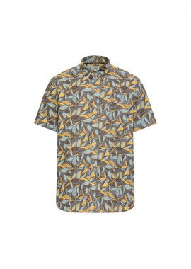 CAMEL ACTIVE - ΑΝΔΡΙΚΟ ΠΟΥΚΑΜΙΣΟ CAMEL ACTIVE ΜΕ PRINT ΚΟΝΤΟΜΑΝΙΚΟ ΚΙΤΡΙΝΟ