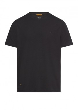 CAMEL ACTIVE - ΑΝΔΡΙΚΟ T-SHIRT CAMEL ACTIVE FLEXXXACTIVE ΚΟΝΤΟΜΑΝΙΚO ΣΤΡΟΓΓΥΛΗ ΛΑΙΜΟΚΟΨΗ ΑΝΘΡΑΚΙ