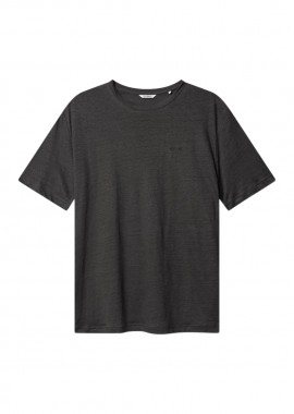 GABBA - ΑΝΔΡΙΚΟ T-SHIRT GABBA DUNE ΛΙΝΟ ΚΟΝΤΟΜΑΝΙΚΟ ΑΝΘΡΑΚΙ