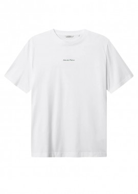 GABBA - ΑΝΔΡΙΚΟ T-SHIRT GABBA NIGEL NBH ΚΟΝΤΟΜΑΝΙΚΟ ΜΕ ΤΥΠΩΜΑ ΛΕΥΚΟ