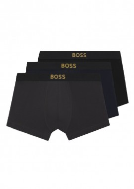 BOSS - ΑΝΔΡΙΚΟ ΕΣΩΡΟΥΧΟ BOSS Trunk 3P Gold Logo G ΠΟΛΥΧΡΩΜΟ