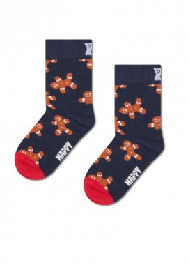 HAPPY SOCKS - ΠΑΙΔΙΚΕΣ ΚΑΛΤΣΕΣ GINGERBREAD MAN HAPPY SOCKS ΠΟΛΥΧΡΩΜΟ