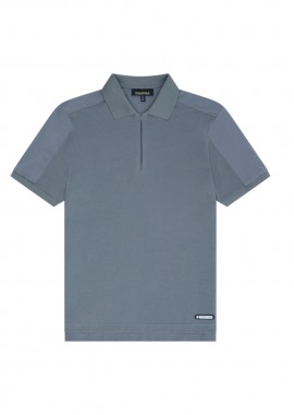NAUTICA - ΑΝΔΡΙΚΗ POLO ΜΠΛΟΥΖΑ NAUTICA ΚΟΝΤΟΜΑΝΙΚΗ ΧΑΚΙ