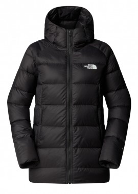NORTH FACE - ΓΥΝΑΙΚΕΙΟ ΜΠΟΥΦΑΝ THE NORTH FACE HYALITE DOWN PARKA ΚΑΝΟΝΙΚΗ ΓΡΑΜΜΗ ΜΑΥΡΟ