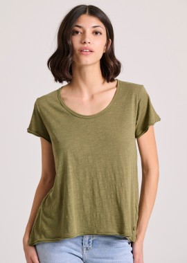 FUNKY BUDDHA - Γυναικείο t-shirt με στρογγυλή λαιμόκοψη - The essentials