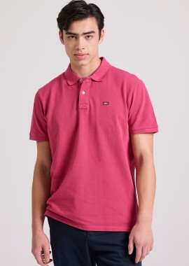 FUNKY BUDDHA - Essential polo μπλούζα με κεντημένο logo