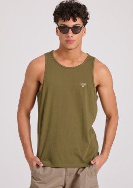FUNKY BUDDHA - Ανδρικό tank top με logo στο στήθος