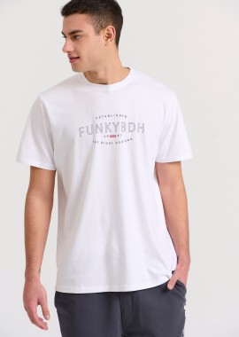 FUNKY BUDDHA - T-shirt με Funky Buddha τύπωμα