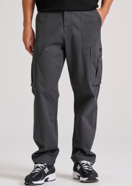 FUNKY BUDDHA - Loose fit cargo παντελόνι σε micro ζακάρ ύφανση (dobby)
