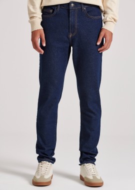 FUNKY BUDDHA - Slim tapered fit τζιν παντελόνι με whisker details