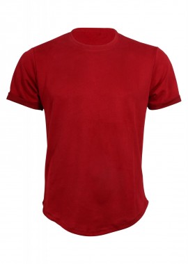 gsecret - Ανδρικό tshirt με λαιμόκοψη κοντό μανίκι. Street Style. ΜΠΟΡΝΤΩ