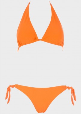 gsecret - Bikini τριγωνάκι μονόχρωμο.Καλύπτει B Cup ΠΟΡΤΟΚΑΛΙ