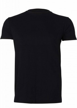 gsecret - Ανδρικό t-shirt κοντό μανίκι λαιμόκοψη. Basic Collection ΜΑΥΡΟ