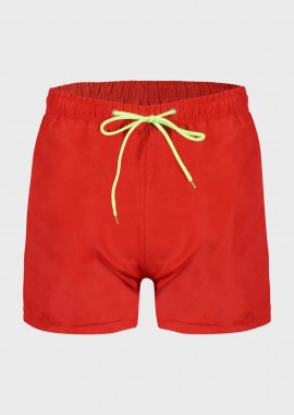 gsecret - Ανδρικό μαγιό σόρτς μονόχρωμο.Summer Collection ΚΟΚΚΙΝΟ