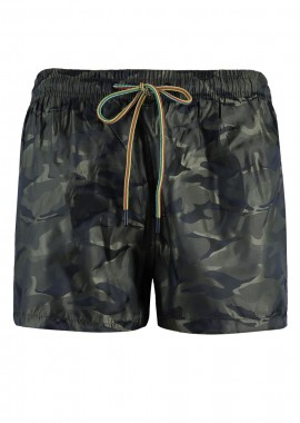 gsecret - Ανδρικό μαγιό σόρτς print army. Basic collection. ΧΑΚΙ
