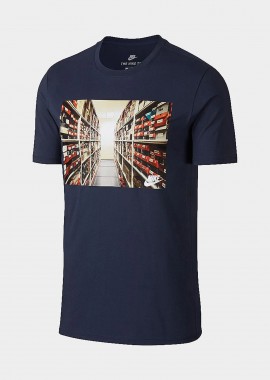 NIKE - MEN NIKE SPORTSWEAR T-SHIRT ΜΠΛΕ