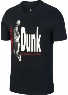 JORDAN - JORDAN BASKET TEE AIR PHOTO ΜΑΥΡΟ