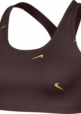 NIKE - NIKE SWOOSH PRINT BRA ΚΟΚΚΙΝΟ