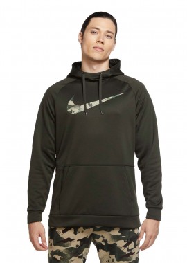 NIKE - NIKE THERMA CAMO TRAINING HOODIE ΠΡΑΣΙΝΟ