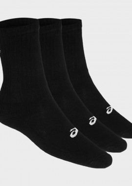 ASICS - ASICS CREW TRAINING SOCKS 3 PAIRS ΜΑΥΡΟ
