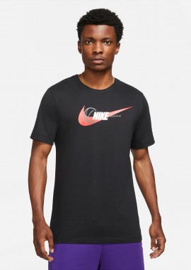 NIKE - NIKE DRI-FIT BASKETBALL T-SHIRT ΜΑΥΡΟ