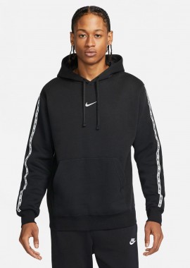 NIKE - NIKE SPORTSWEAR FLEECE PULLOVER HOODIE ΜΑΥΡΟ