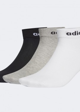 ADIDAS SPORT INSPIRED - NON CUSHIONED ANKLE SOCKS 3 PAIRS ΠΟΛΥΧΡΩΜΟ