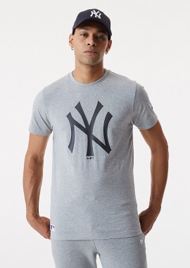 NEW ERA - NEW YORK YANKEES TEAM LOGO T-SHIRT ΜΑΥΡΟ