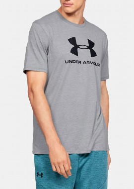 UNDER ARMOUR - UA SPORTSTYLE LOGO TEE ΓΚΡΙ