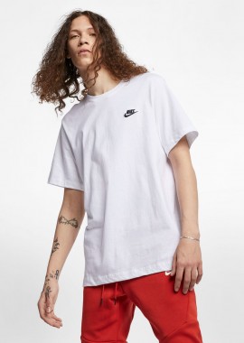 NIKE - NIKE SPORTSWEAR CLUB TEE ΑΣΠΡΟ