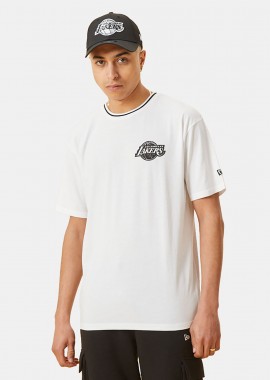 NEW ERA - LA LAKERS NBA DISTRESSED GRAPHIC OVERSIZED T-SHIRT ΑΣΠΡΟ