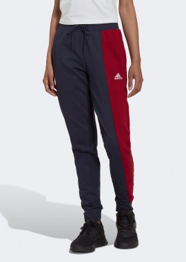 ADIDAS PERFORMANCE - ADIDAS ESSENTIALS COLORBLOCK FT PANTS ΜΠΛΕ