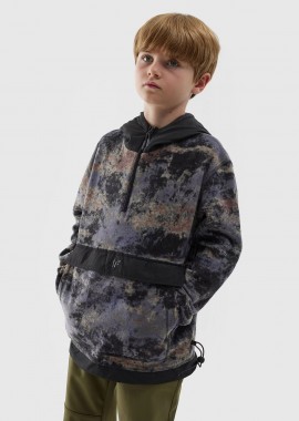 4F - 4F BOY'S REGULAR FLEECE HOODIE ΠΟΛΥΧΡΩΜΟ