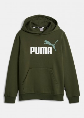 PUMA - PUMA ESSENTIALS+ TWO TONE BIG LOGO HOODIE ΧΑΚΙ