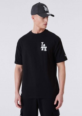 NEW ERA - NEW ERA LA DODGERS ESSENTIALS OVERSIZED T-SHIRT ΜΑΥΡΟ