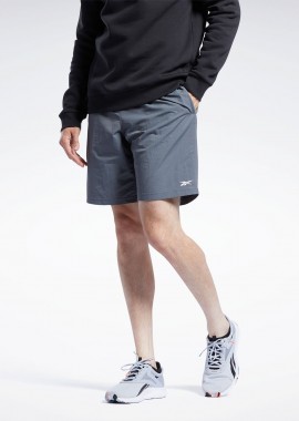 REEBOK SPORT - REEBOK TRAINING ESSENTIALS UTILITY SHORTS ΓΚΡΙ