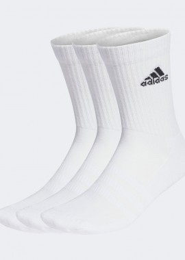 ADIDAS PERFORMANCE - ADIDAS CUSHIONED CREW SOCKS 3 PAIRS ΑΣΠΡΟ
