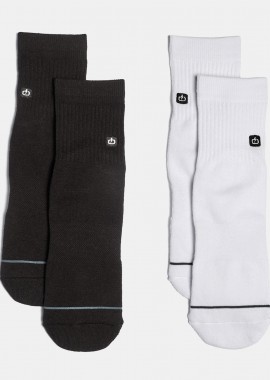 EMERSON - EMERSON BASIC MID CREW SOCKS (2-PACK) ΠΟΛΥΧΡΩΜΟ