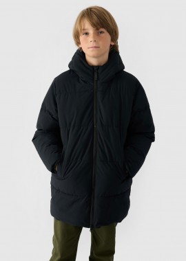 4F - 4F BOY'S LONG DOWN JACKET ΜΑΥΡΟ