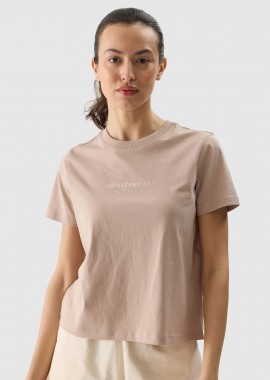 4F - 4F WOMEN'S REGULAR PRINTED T-SHIRT ΜΠΕΖ