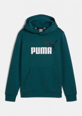 PUMA - PUMA ESSENTIALS+ TWO TONE BIG LOGO HOODIE ΠΡΑΣΙΝΟ