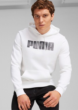 PUMA - PUMA MASS MERCHANTS STYLE HOODIE ΑΣΠΡΟ