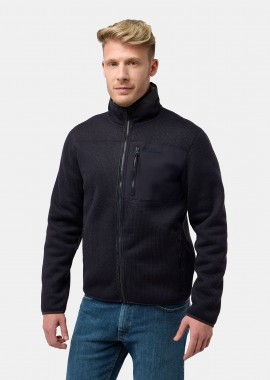 JACK WOLFSKIN - JACK WOLFSKIN KAMINFEUER FULL-ZIP FLEECE JACKET ΜΠΛΕ