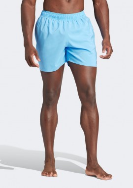 ADIDAS PERFORMANCE - ADIDAS SOLID CLX SHORT-LENGTH SWIM SHORTS ΜΠΛΕ