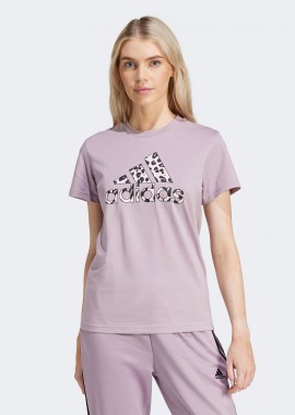 ADIDAS PERFORMANCE - ADIDAS ANIMAL PRINT GRAPHIC T-SHIRT ΡΟΖ