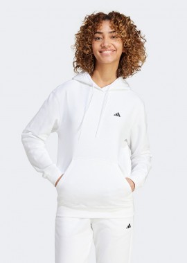 ADIDAS PERFORMANCE - ADIDAS ESSENTIALS SMALL LOGO FEEL COZY HOODIE ΑΣΠΡΟ