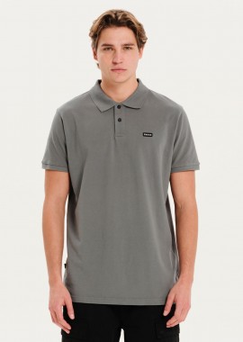 EMERSON - EMERSON MEN'S POLO SHIRT ΓΚΡΙ