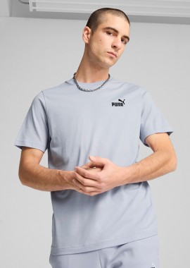 PUMA - PUMA ESSENTIALS 2 COLOR SMALL NO. 1 LOGO T-SHIRT ΜΠΛΕ