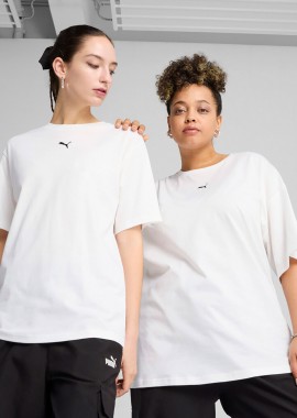 PUMA - PUMA WOMEN'S ESSENTIALS RELAXED T-SHIRT ΑΣΠΡΟ